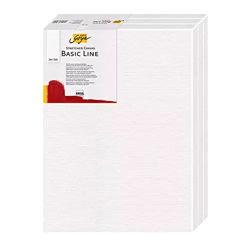 KREUL 631824 - Solo Goya Stretched Canvas Basic Line Keilrahmen 18 x 24 cm