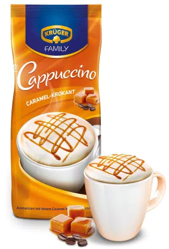 Krüger Family Caramel Krokant Cappuccino - Genuss pur!