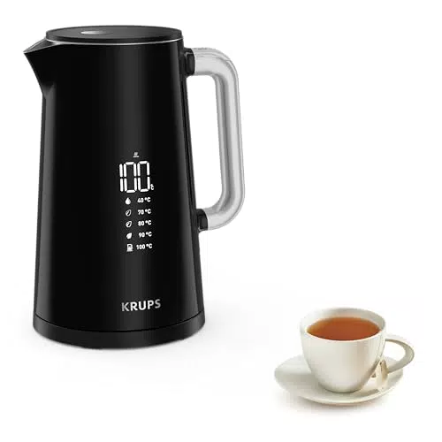Krups Smart'n Light Wasserkocher mit 5 Temperaturen und 1,7 Liter Fassungsvermögen