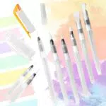 künstlerische Malerei 8 Stück Wasserstift Set, RISVOWO Wasserpinsel Stifte
