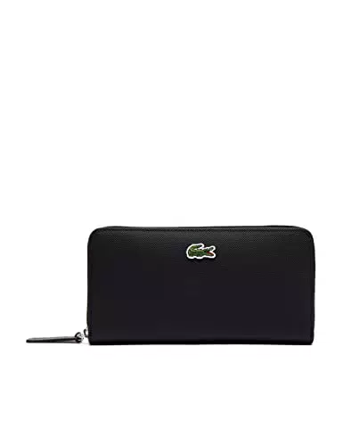 Lacoste Damen NF2900PO Brieftasche, Noir, Einheitsgröße