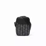 Lacoste Herren Nh4410lx Handtasche, Monogram schwarz grau