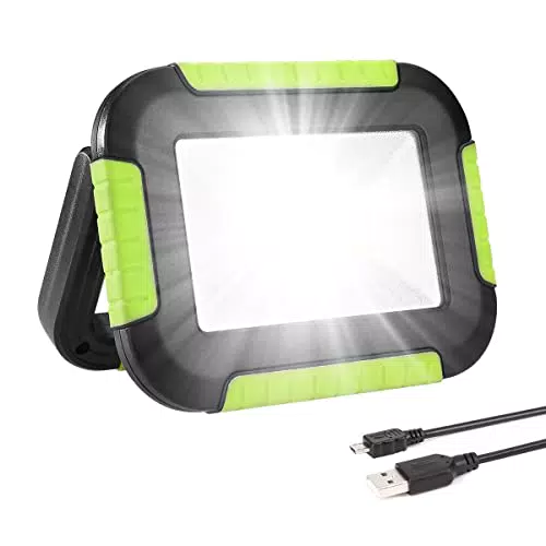 LE LED Akku Strahler, Campinglampe Tragbar, 10W 1000 Lumen Superhell Wiederaufladbare Suchscheinwerfer