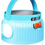 LED Campinglampe mit Taschenlampe USB/Solar Wiederaufladbar - Superhell und Wasserdicht