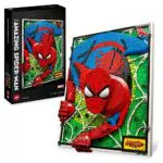 LEGO Art The Amazing Spider-Man Poster - 3D Wandbild-Set für Superhelden-Fans