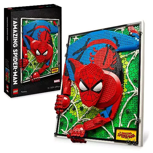 LEGO Art The Amazing Spider-Man Poster - 3D Wandbild-Set für Superhelden-Fans