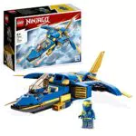LEGO NINJAGO Jays Donner-Jet EVO mit Jay Minifigur | Ninja Spielzeug-Flugzeug | Geschenk zum Geburtstag ab 7 Jahren
