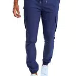 Leif Nelson Cargohose Herren Jeans Chino Cargo Hose Stretch Jeanshosen Jogger Chinohose Männer Freizeithose Jungen Slim Fit BS-5001 Dunkel Blau X-Large