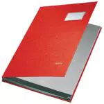 Leitz 57010025 Unterschriftsmappe, 10 Fächer, Überzug PP