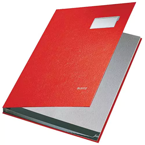 Leitz 57010025 Unterschriftsmappe, 10 Fächer, Überzug PP