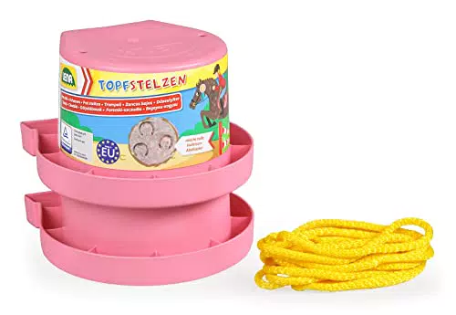 Lena 61412DF Hufeisen Stelzen, Topfstelzen Hufe, Laufdosen ca. 13 cm