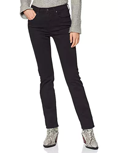 Levi's Damen 724™ High Rise Straight Jeans, Night is Black