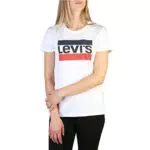 Levi's Damen T-Shirt, The Perfect Tee, Schwarz, Gr