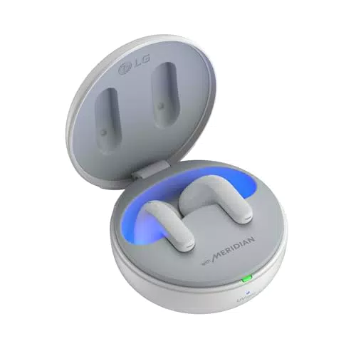 LG TONE Free DT80Q Earbuds mit MERIDIAN-Klangtechnologie und Schnellladefunktion