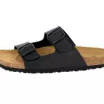 Lico Bioline Velcro Unisex Hausschuh, schwarz
