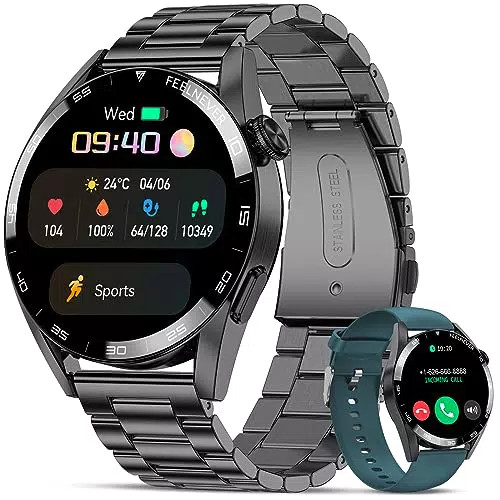 LIGE Smartwatch für Herren mit Anruf, Bluetooth, 1