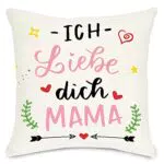 Geschenke für Mama zum Muttertag - Kissenbezug mit Taschen