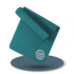 LILENO SPORTS Yoga Matte Türkis - Sport und Yogamatte extra rutschfest in 4 mm Dicke - Gymnastikmatte und Fitnessmatte für Workout und Yoga - Sportmatte für Zuhause