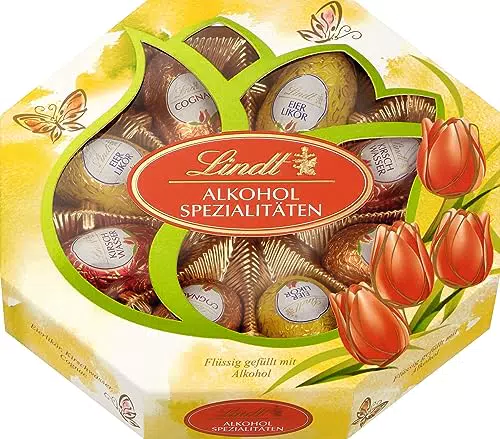 Lindt Schokolade Alkohol-Spezialitäten Eier| 144 g