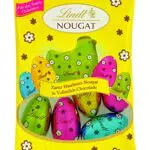 Lindt Schokolade Deko Edition Eier - Zarte Haselnuss-Nougat Eier in Vollmilch-Schokolade