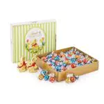 Lindt Schokolade LINDOR Oster Mischpaket mit 2 Goldhasen und 8 LINDOR Sorten