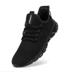 Linenghs Herren Schuhe Laufschuhe Turnschuhe Sportschuhe Sneaker Running Tennis Freizeit Straßenlaufschuhe Leichtgewichts Atmungsaktiv Walking Outdoor Fitness Jogging Grau