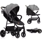 LIONELO Zoey Kinderwagen Buggy bis zu 15 kg, XXL-Verdeck mit Sonnenschutz