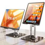 Tablet Ständer für iPad Pro - Verstellbarer Halterung Tisch aus Metall, für Tablets von 12.9 bis 15.6 Zoll