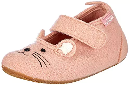 Living Kitzbühel Babyballerina Mäuschen, Weiche Baby Hausschuhe aus Wolle