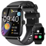 LLKBOHA Smartwatch Damen mit Telefonfunktion - 1, 85 Zoll Touchscreen Smart Watch