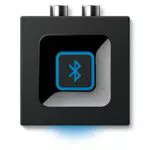 Logitech Bluetooth Audio-Empfänger mit Multipoint, 3.5 mm & Cinch-Eingang - Schwarz