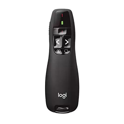 Logitech R400 Presenter, Kabellose 2.4 GHz Verbindung via USB-Empfänger