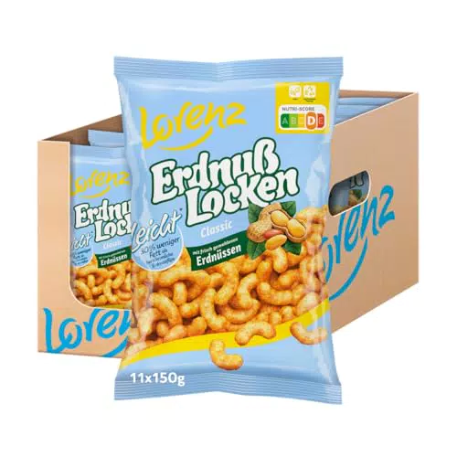 Lorenz Snack World ErdnußLocken leicht, 11er Pack,