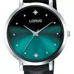 Lorus Fashion Damen-Uhr Edelstahl mit Lederband RG259PX9