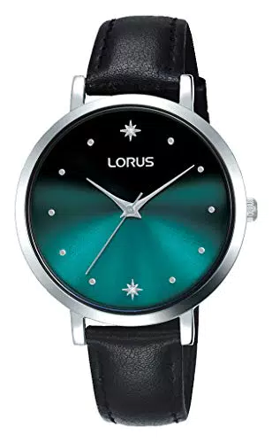 Lorus Fashion Damen-Uhr Edelstahl mit Lederband RG259PX9
