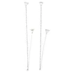 LUOEM Damen Strass BH Träger Elastisch