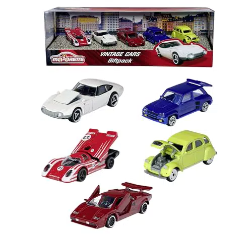 Majorette - Vintage Geschenkset - 5 historische Spielzeugautos