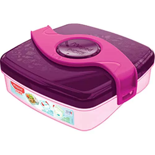 Maped PICNIK 870301 - Snack-Box, Snack-Dose, Brot-Dose ORIGINS KIDS - pink