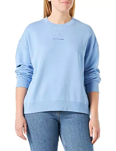 Marc O'Polo Denim Damen Sweatshirt, Langarm, Rundhalsausschnitt