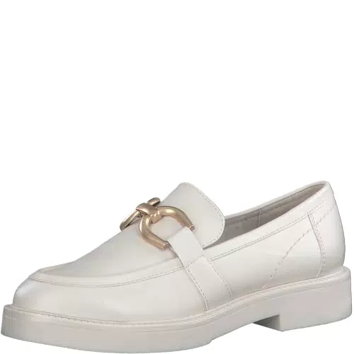 MARCO TOZZI Damen Slipper mit flachem Absatz und weichem Fußbett - Ideal für Business und Freizeit