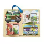 Melissa & Doug Schloss- und Verriegelungsspielbrett für motorische Fähigkeiten