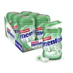 Mentos Kaugummi Pure Fresh Spearmint - Zuckerfreie Chewing Gum Dragees mit flüssiger Füllung