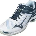 Mizuno Unisex Wave Voltage Volleyball-Schuh, Weiß Orionblau Mistyblue