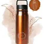 Mom to Mom Thermosflasche, Hochwertige Edelstahl Thermosflasche Teeflasche mit nachhaltigem 2-in-1 Teesieb