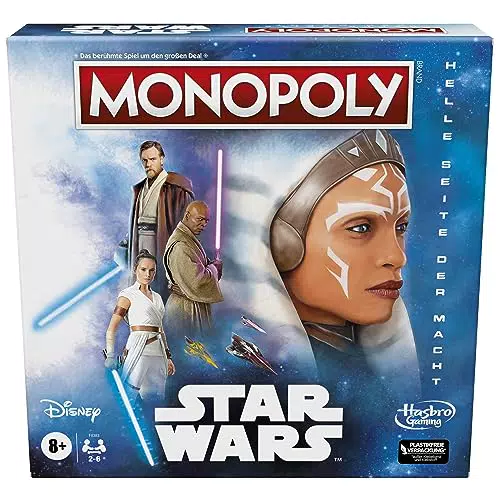 Monopoly: Star Wars Light Side Edition Brettspiel, Star Wars Jedi Spiel für 26 Spieler