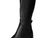 Mustang Damen 1409-515 Kniehohe Stiefel, schwarz