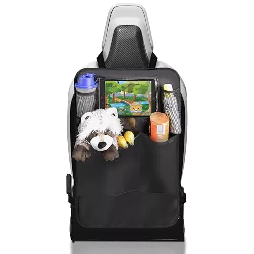 MyHappyRide Rückenlehnenschutz, Große Taschen und iPad-/Tablet-Fach
