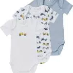 NAME IT Jungen Kurzarm Body Set aus Bio-Baumwolle