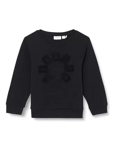 NAME IT Jungen Pullover Nmmorlando Ls Swe Bru - Schwarz