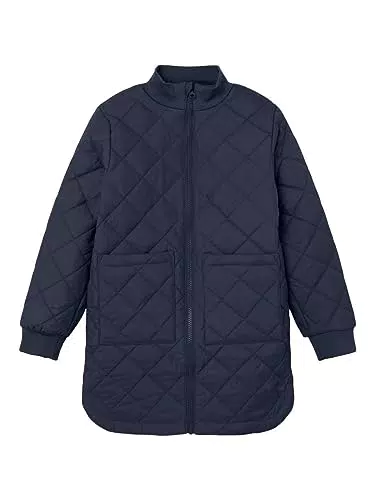 NAME IT Mädchen NKFMELISA Long Quilt Jacket Steppjacke